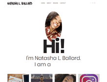 Tablet Screenshot of natashalballard.com
